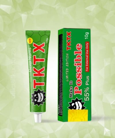 Geniune TKTX Numbing Cream Green 55 - Limited Edition